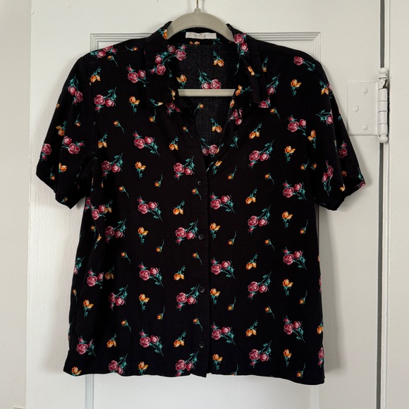 Vans Floral Button Up Shirt - Picture 1 of 5